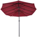 Miniatyrbillede 7 af 9: Patio Paraply, 455x270 cm, Vinrød