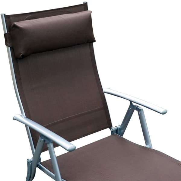 Solstol, 180x63.5x65 cm, Brun