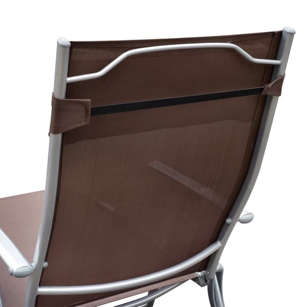 Solstol, 180x63.5x65 cm, Brun