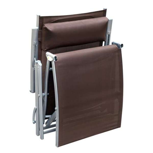 Solstol, 180x63.5x65 cm, Brun