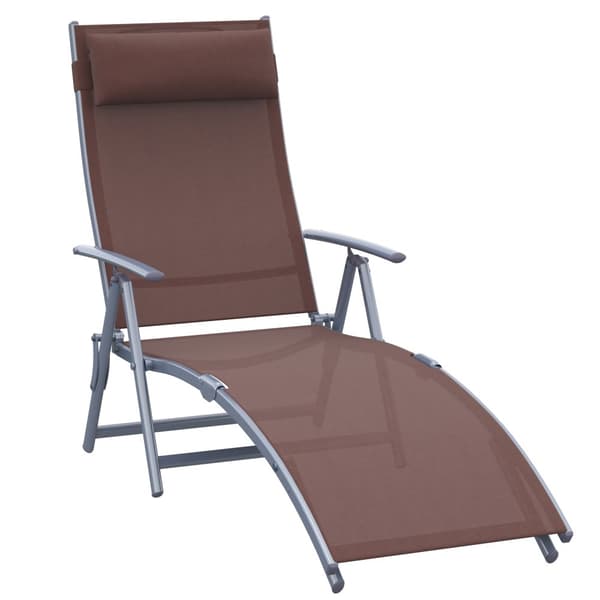 Solstol, 180x63.5x65 cm, Brun