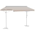 Miniatyrbillede 1 af 9: Fritstående Markise, 3x3m, Beige