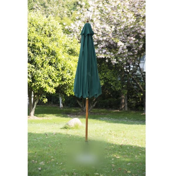 Patio Paraply, Ø270x250 cm, Mørkegrøn