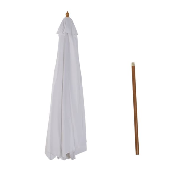 Patio Paraply, 300x250 cm, Creme Hvid