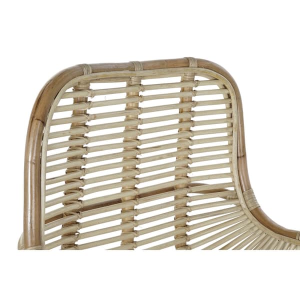 Kerti szék DKD Home Decor Multicolour Naturell Rattan 61 x 58 x 92 cm 62 x 62 x 92 cm