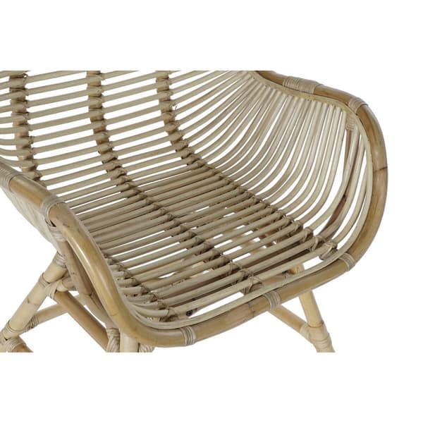 Kerti szék DKD Home Decor Multicolour Naturell Rattan 61 x 58 x 92 cm 62 x 62 x 92 cm