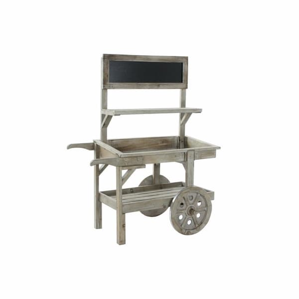 Trädgårdsvagn DKD Home Decor 87 x 14 x 109 cm 87 x 41 x 109 cm Ljusbrun