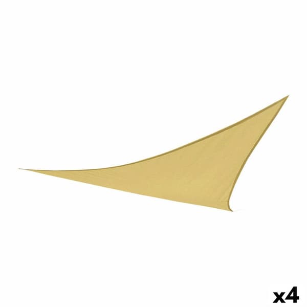 Skugga segel Aktive Triangulär Kräm 360 x 0,5 x 360 cm (4 antal)