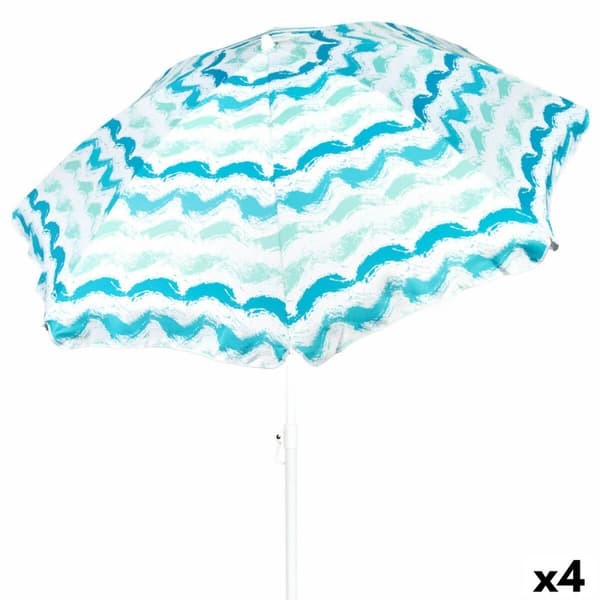Parasoll Aktive Silvrig 200 x 200 x 200 cm (4 antal)