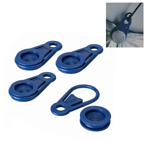 Awning and tarpaulin clamps set Bensontools Gem Blå 6 antal Ø 0,44 x 8,3 cm