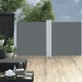 Miniatyrbild 1 av 2: Infällbar sidomarkis antracit 120x600 cm