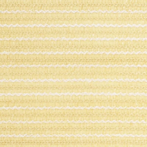 Balkongskärm beige 90x500 cm HDPE
