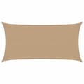 Miniatyrbild 2 av 2: Solsegel 160 g/m² taupe 2,5x4,5 m HDPE