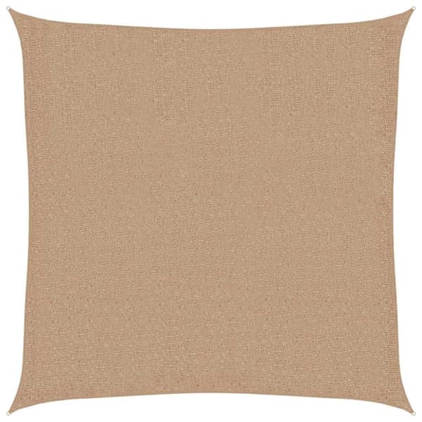 Solsegel 160 g/m² taupe 3x3 m HDPE