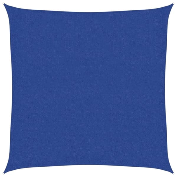Solsegel 160 g/m² blå 2,5x2,5 m HDPE