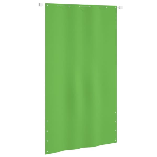 Balkongskärm ljusgrön 140x240 cm oxfordtyg