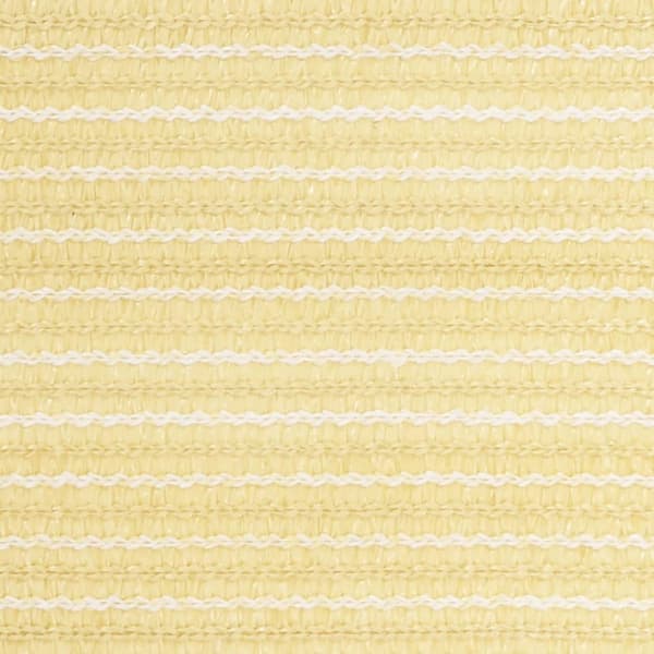 Balkongskärm beige 120x500 cm HDPE