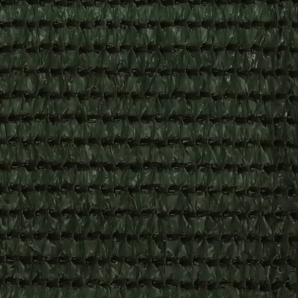 Balkongskärm mörkgrön 75x600 cm HDPE