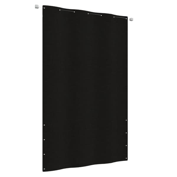 Balkongskärm svart 140x240 cm oxfordtyg