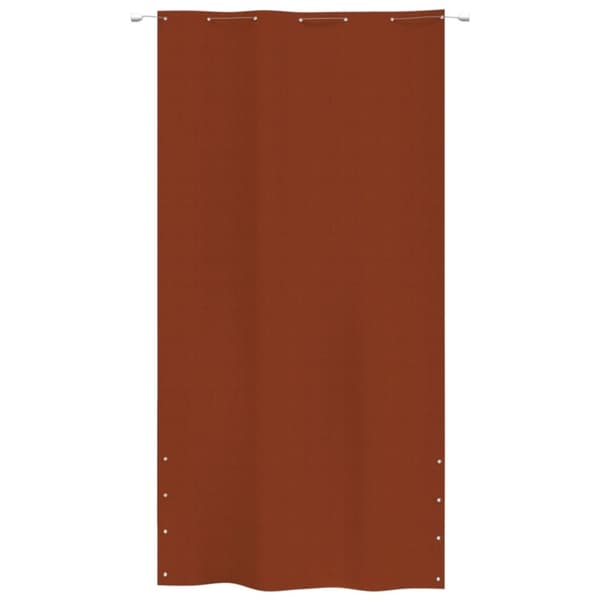 Balkongskärm terrakotta 140x240 cm oxfordtyg