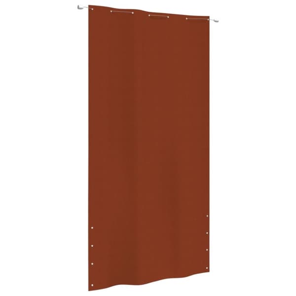 Balkongskärm terrakotta 140x240 cm oxfordtyg