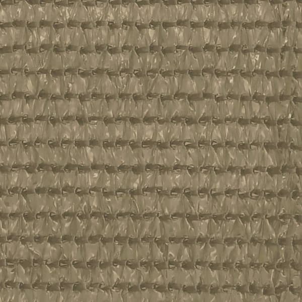 Balkongskärm taupe 120x500 cm HDPE