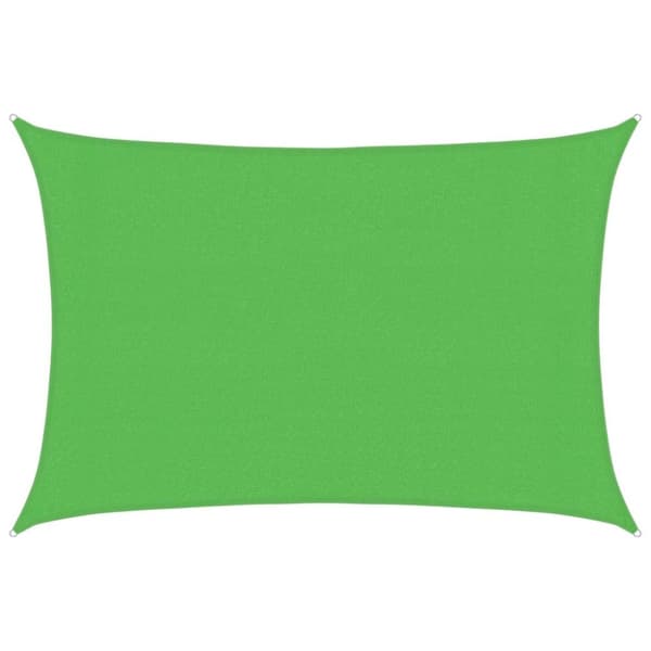 Solsegel 160 g/m² ljusgrön 3x4,5 m HDPE