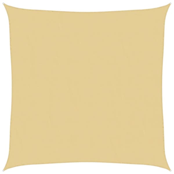 Solsegel sandfärgat 3x3 m 100% polyesteroxford