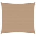 Miniatyrbild 2 av 2: Solsegel 160 g/m² taupe 4x4 m HDPE