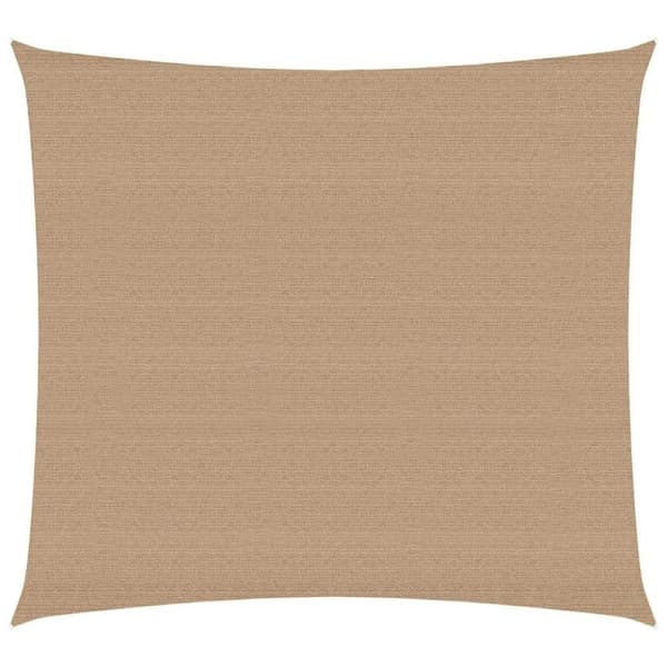 Solsegel 160 g/m² taupe 4x4 m HDPE