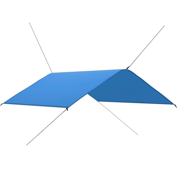 Tarp 4x4 m blå