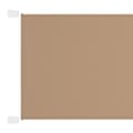Miniatyrbild 2 av 2: Markis vertikal taupe 140x800 cm oxfordtyg