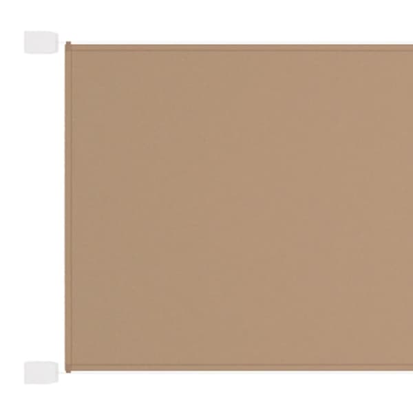 Markis vertikal taupe 140x800 cm oxfordtyg