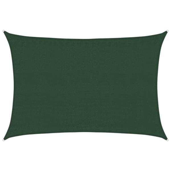 Solsegel 160 g/m² mörkgrön 3,5x5 m HDPE