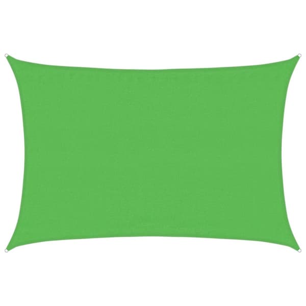 Solsegel 160 g/m² ljusgrön 3,5x4,5 m HDPE