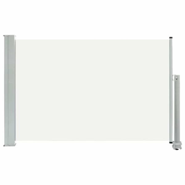 Infällbar sidomarkis 60x300 cm gräddvit