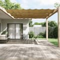 Miniatyrbild 1 av 2: Markis vertikal beige 140x1200 cm oxfordtyg