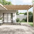 Miniatyrbild 1 av 2: Markis vertikal taupe 60x1200 cm oxfordtyg