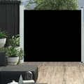 Miniatyrbild 1 av 2: Infällbar sidomarkis 170x300 cm svart