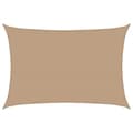 Miniatyrbild 2 av 2: Solsegel 160 g/m² taupe 5x7 m HDPE