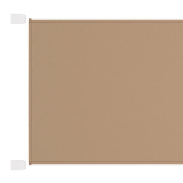 Markis vertikal taupe 180x1000 cm oxfordtyg