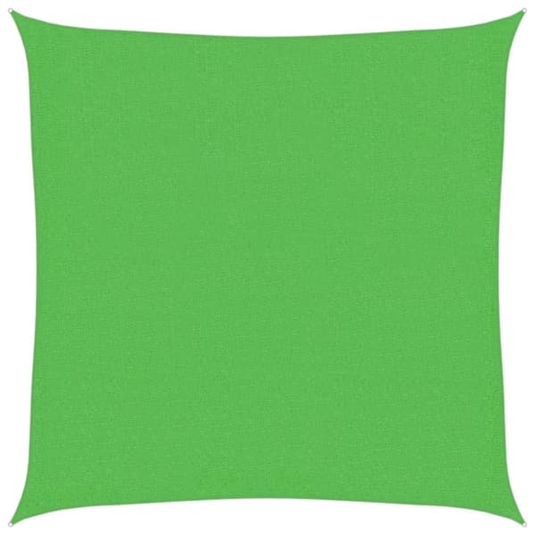 Solsegel 160 g/m² ljusgrön 2,5x2,5 m HDPE