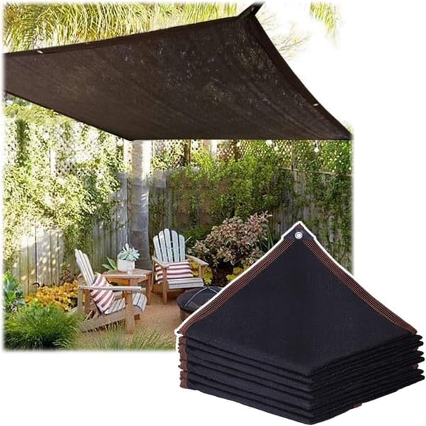 Lollanda Solbeskyttelsesnet HDPE - 80% Skygge, UV-beskyttelse, Vandgennemtrængelig, Have, Balkon 1×2 M