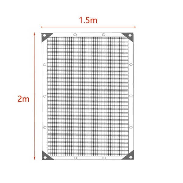 Lollanda Solskyddsnät - HDPE material, 85% Skuggning, UV-skydd, Vattengenomsläppligt för Trädgård och Terrass