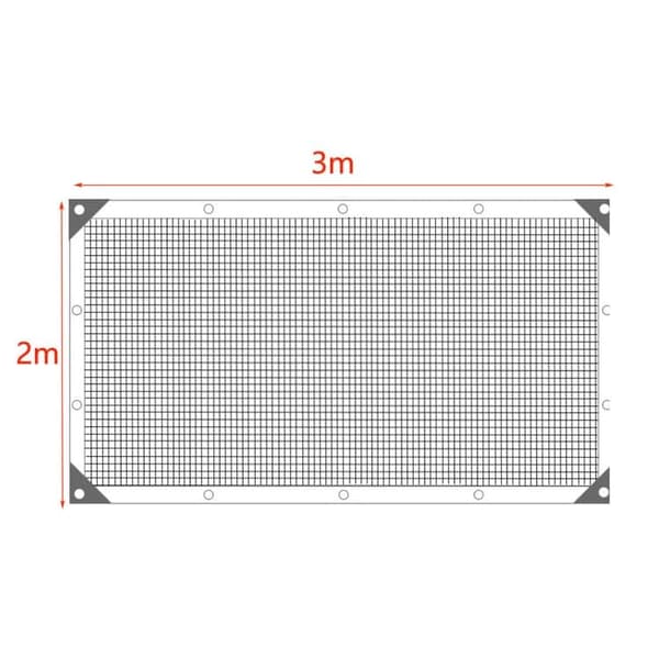 Lollanda Solskyddsnät - HDPE material, 85% Skuggning, UV-skydd, Vattengenomsläppligt för Trädgård och Terrass
