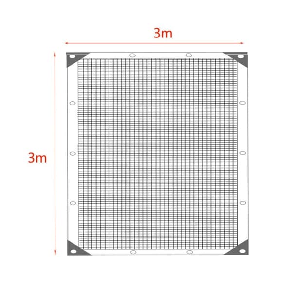 Lollanda Solskyddsnät - HDPE material, 85% Skuggning, UV-skydd, Vattengenomsläppligt för Trädgård och Terrass