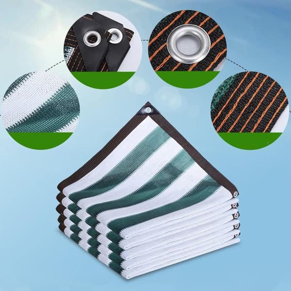Lollanda Solskyddsnät - HDPE material, 85% Skuggning, UV-skydd, Vattengenomsläppligt för Trädgård och Terrass