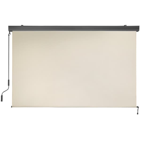 Vertikalmarkis Eloise med 2 väggfästen - 180 x 250 cm, beige