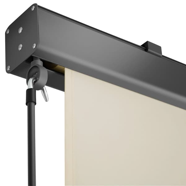 Vertikalmarkis Eloise med 2 väggfästen - 180 x 250 cm, beige