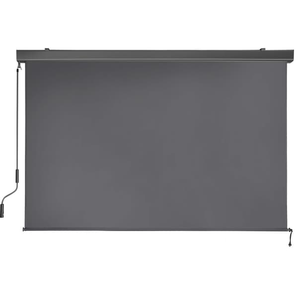 Vertikalmarkis Eloise med 2 väggfästen - 160 x 250 cm, svart